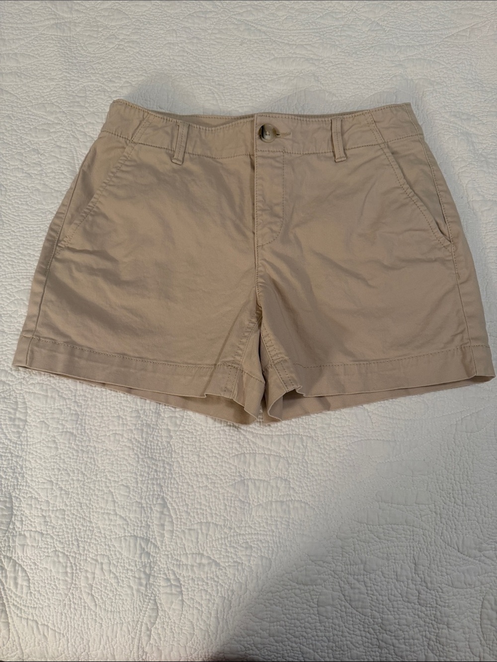 LOFT Tan Cotton Shorts
